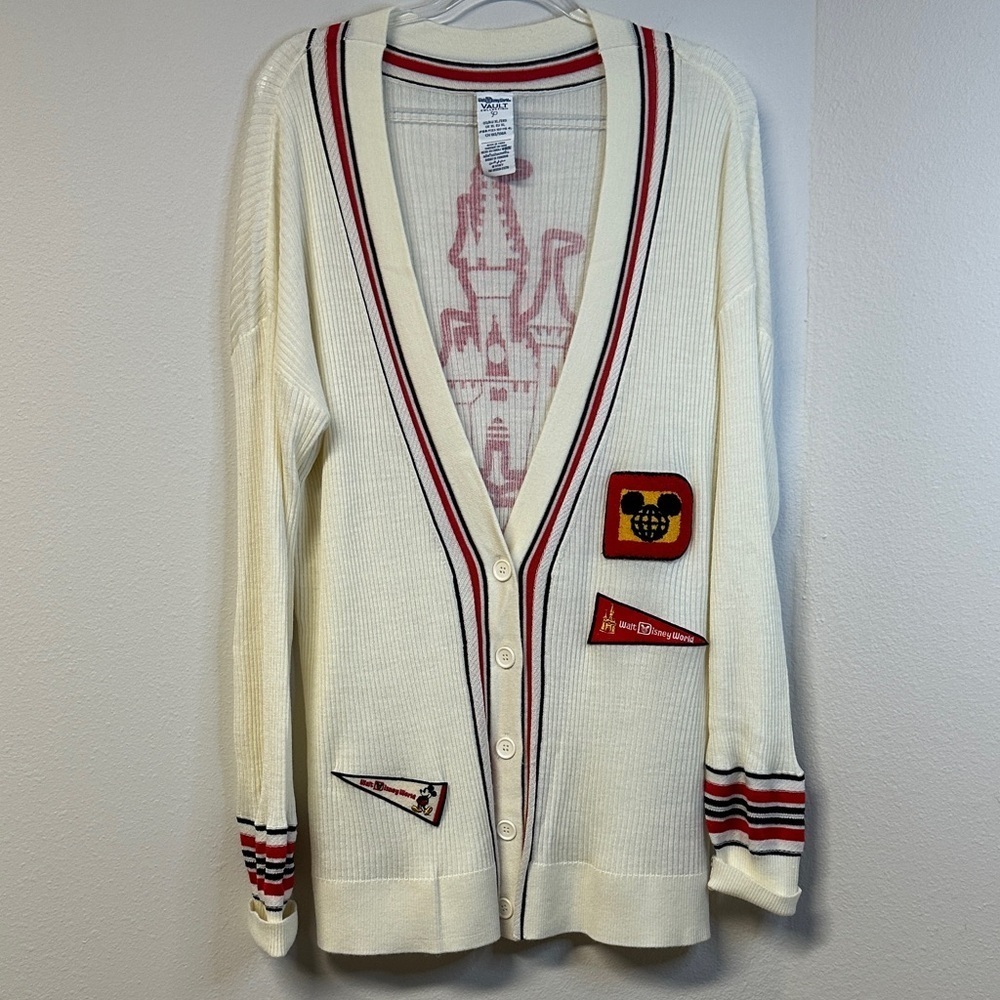 Walt Disney World 50 Anniversary Vault Collection Wool Blend Cardigan XL